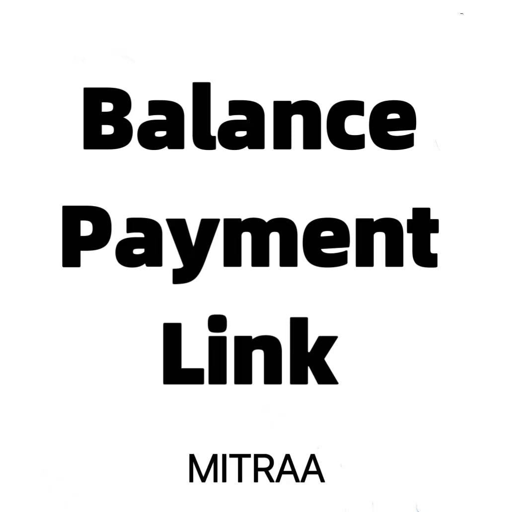 Balance Payment link (add the quantity we give to you)