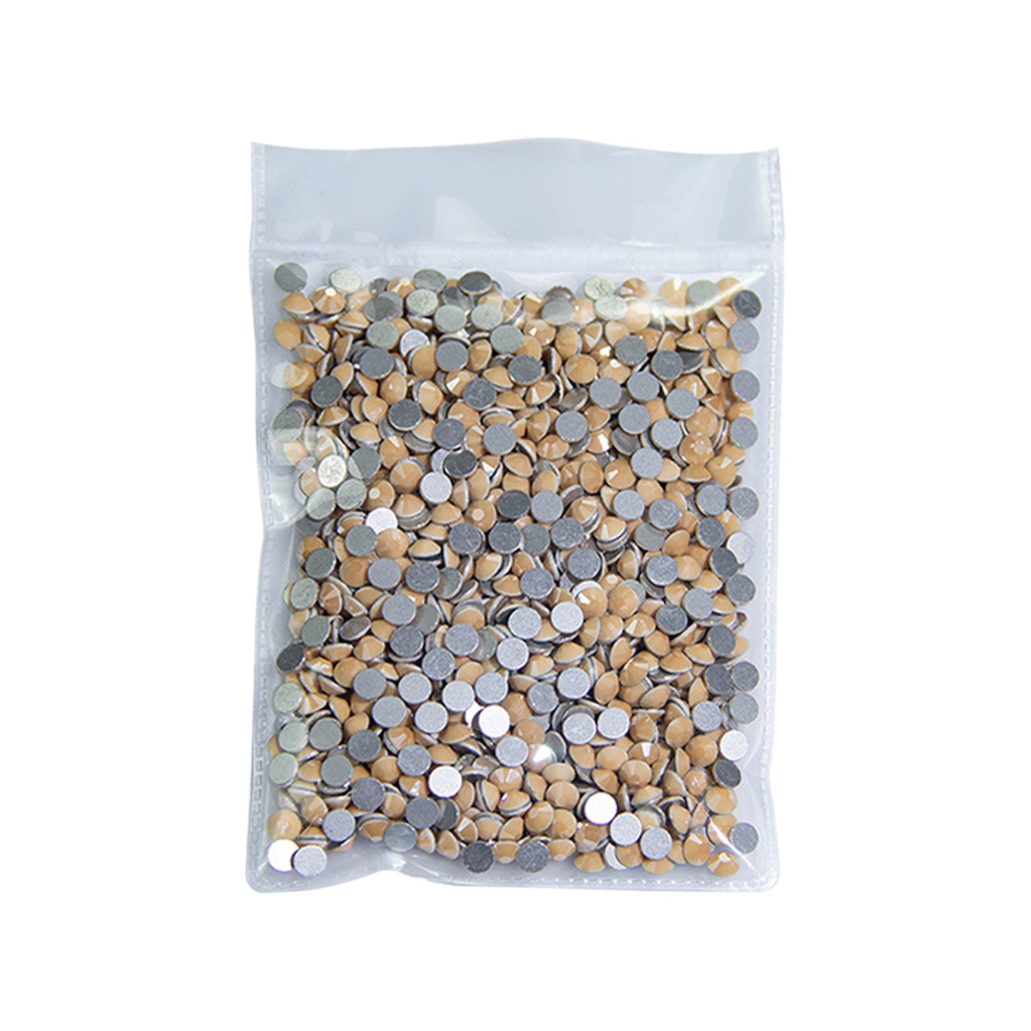 #196 Solid Khaki AB Glass Flat Back Rhinestones 1440pcs