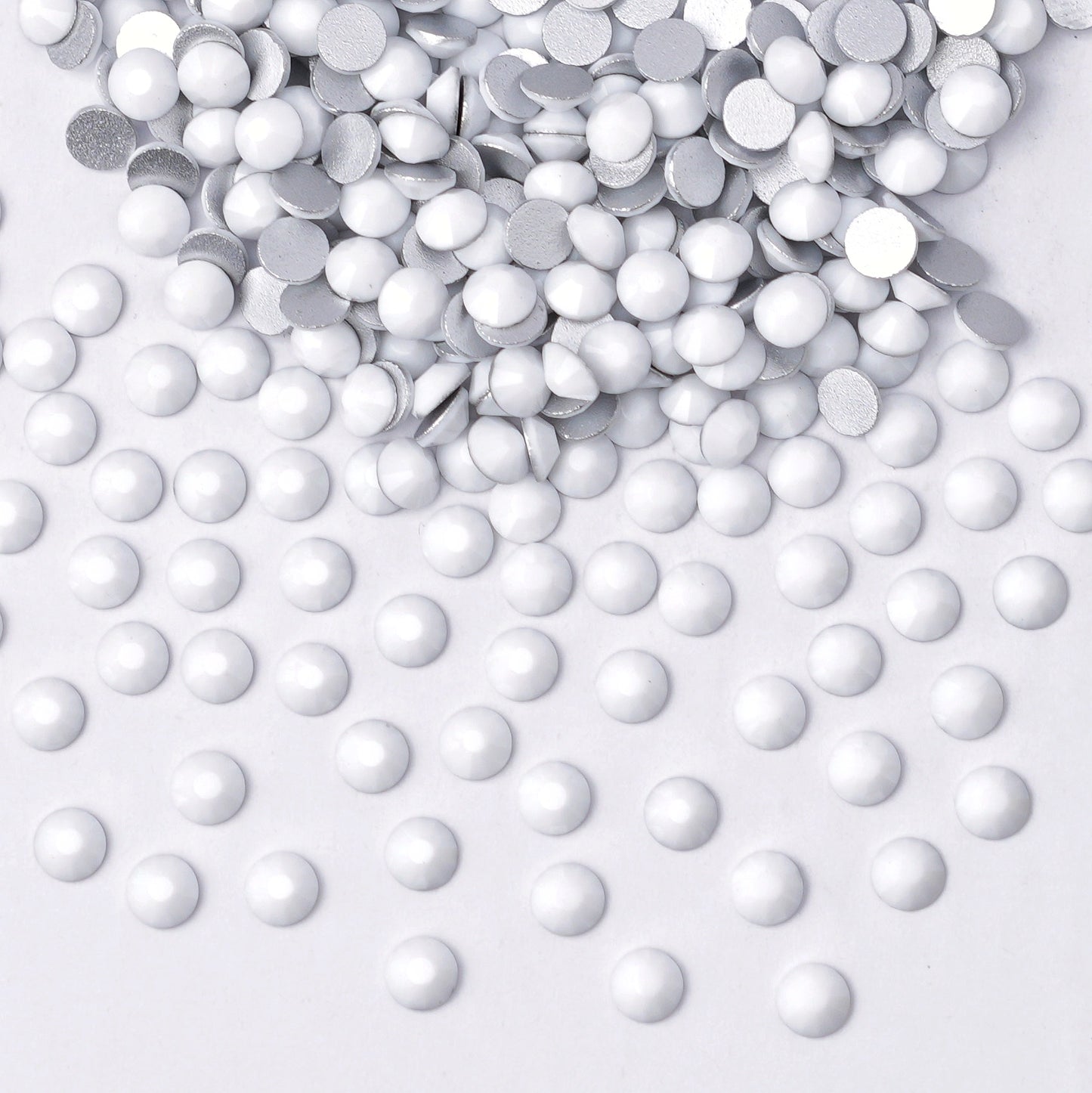 #30 White Alabaster Back Rhinestones 1440pcs