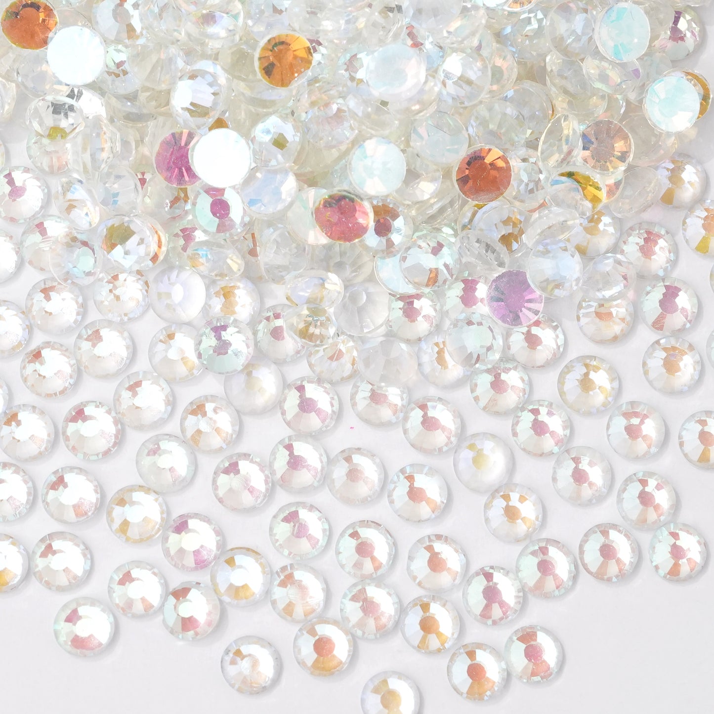 #093 Fluorescent Aurora Glass Flat Back Rhinestones 1440pcs